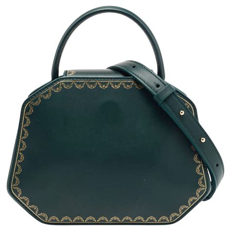 guirlande de cartier bag price|Cartier Green Leather Mini Guirlande De Cartier Top Handle Bag.